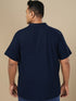 Men Plus Size Solid Polo T-shirt with MATPIQ