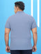Men Plus Size Solid Polo T-shirt with MATPIQ