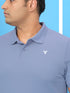 Men Plus Size Solid Polo T-shirt with MATPIQ