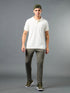 Men Solid Slim Fit Polo T-shirt with MATPIQ