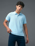 Men Solid Slim Fit Polo T-shirt with MATPIQ