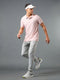 Men Solid Slim Fit Polo T-shirt with MATPIQ