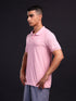Men Solid Slim Fit Polo T-shirt with MATPIQ