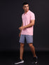Men Solid Slim Fit Polo T-shirt with MATPIQ