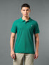 Men Solid Slim Fit Polo T-shirt with MATPIQ