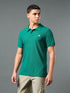 Men Solid Slim Fit Polo T-shirt with MATPIQ