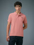 Men Solid Slim Fit Polo T-shirt with MATPIQ