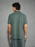 Men Solid Slim Fit Polo T-shirt with MATPIQ