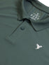 Men Solid Slim Fit Polo T-shirt with MATPIQ