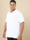 Men Plus Size Solid Polo T-shirt with MATPIQ