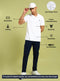 Men Solid Slim Fit Polo T-shirt with MATPIQ