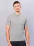 Men Solid Slim Fit Polo T-shirt with MATPIQ