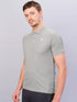 Men Solid Slim Fit Polo T-shirt with MATPIQ