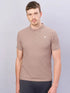 Men Solid Slim Fit Polo T-shirt with MATPIQ