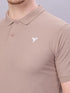 Men Solid Slim Fit Polo T-shirt with MATPIQ