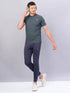Men Solid Slim Fit Polo T-shirt with MATPIQ