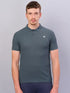 Men Solid Slim Fit Polo T-shirt with MATPIQ