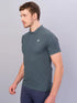 Men Solid Slim Fit Polo T-shirt with MATPIQ