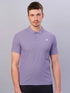 Men Solid Slim Fit Polo T-shirt with MATPIQ