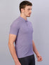 Men Solid Slim Fit Polo T-shirt with MATPIQ
