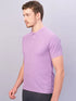 Men Solid Slim Fit Polo T-shirt with MATPIQ