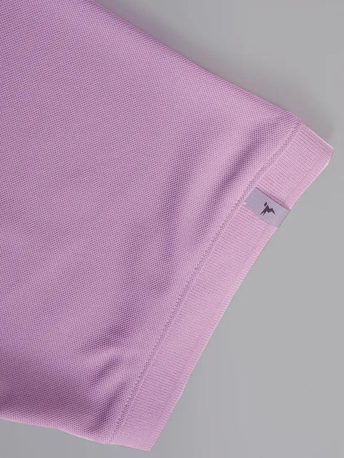 Men Solid Slim Fit Polo T-shirt with MATPIQ