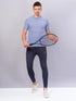 Men Solid Slim Fit Polo T-shirt with MATPIQ