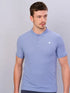 Men Solid Slim Fit Polo T-shirt with MATPIQ
