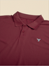 Men Plus Size Solid Polo T-shirt with MATPIQ