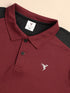 Men Colorblock Relax Fit Polo T-shirt with TECHNO COOL+