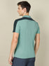 Men Colorblock Relax Fit Polo T-shirt with TECHNO COOL+