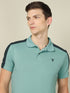 Men Colorblock Relax Fit Polo T-shirt with TECHNO COOL+