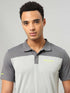 Men Colorblock Relax Fit Polo T-shirt with TECHNO COOL+