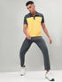 Men Colorblock Relax Fit Polo T-shirt with TECHNO COOL+