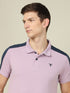 Men Colorblock Relax Fit Polo T-shirt with TECHNO COOL+