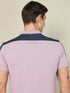 Men Colorblock Relax Fit Polo T-shirt with TECHNO COOL+