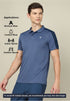 Men Colorblock Relax Fit Polo T-shirt with TECHNO COOL+