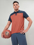 Men Colorblock Relax Fit Polo T-shirt with TECHNO COOL+