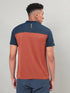 Men Colorblock Relax Fit Polo T-shirt with TECHNO COOL+