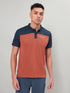 Men Colorblock Relax Fit Polo T-shirt with TECHNO COOL+