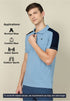 Men Colorblock Relax Fit Polo T-shirt with TECHNO COOL+