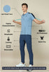 Men Colorblock Relax Fit Polo T-shirt with TECHNO COOL+