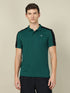 Men Colorblock Relax Fit Polo T-shirt with TECHNO COOL+