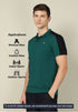 Men Colorblock Relax Fit Polo T-shirt with TECHNO COOL+
