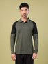 Men Colorblock Slim Fit Polo T-shirt with TECHNO COOL+
