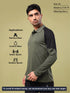 Men Colorblock Slim Fit Polo T-shirt with TECHNO COOL+