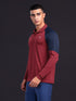 Men Colorblock Slim Fit Polo T-shirt with TECHNO COOL+