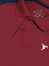 Men Colorblock Slim Fit Polo T-shirt with TECHNO COOL+