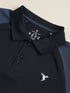 Men Colorblock Slim Fit Polo T-shirt with TECHNO COOL+