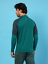 Men Colorblock Slim Fit Polo T-shirt with TECHNO COOL+